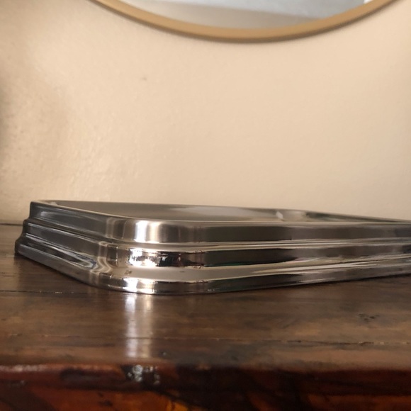 Modern Brushed Stainless Organization Bathroom Tray - Picture 4 of 10